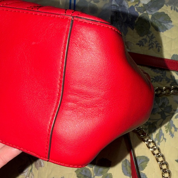 Kate Spade Red Quilted Shoulder Bag - Picture 8 of 11